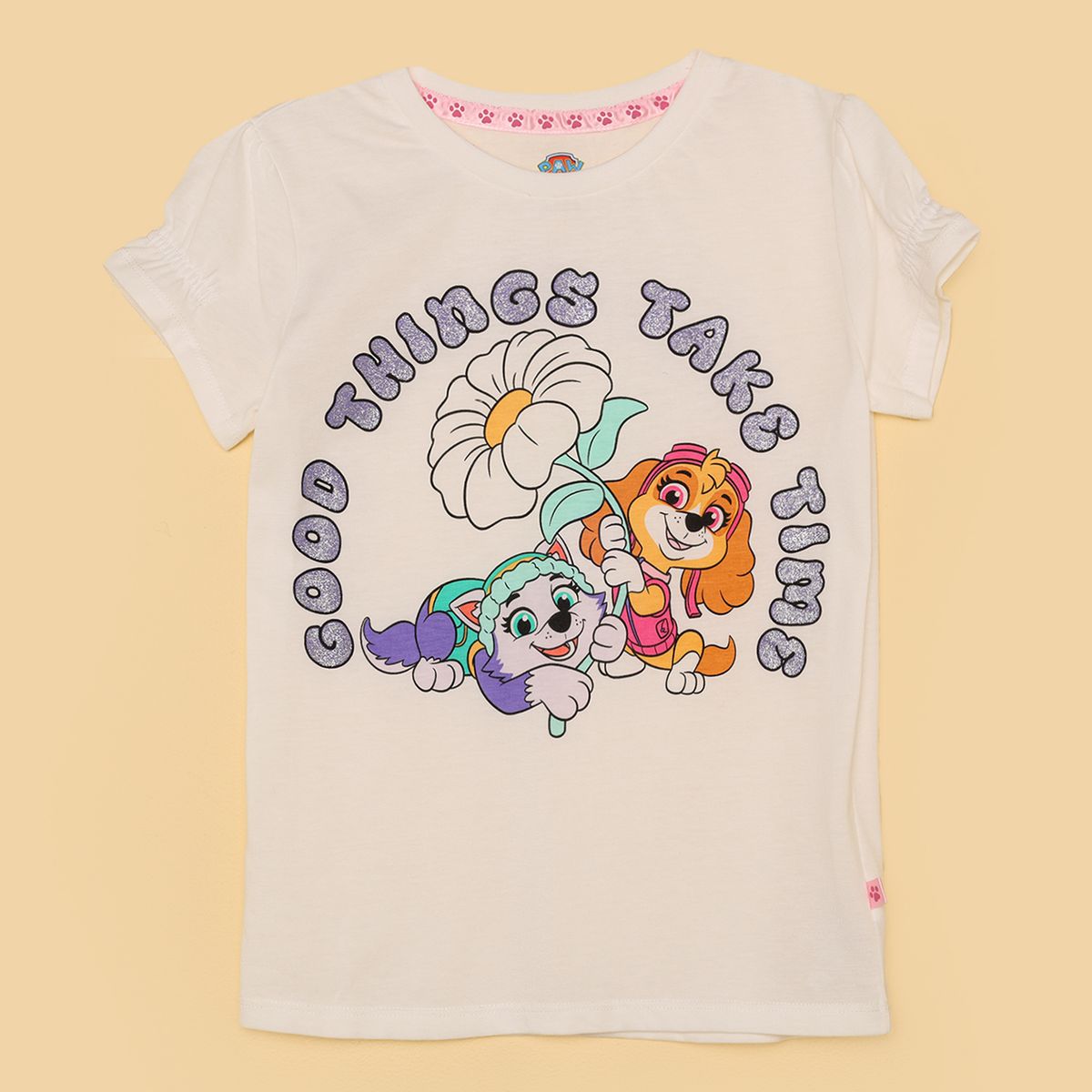 PAW PATROL - Camiseta Niña con Estampado Manga corta Algodón Paw Patrol