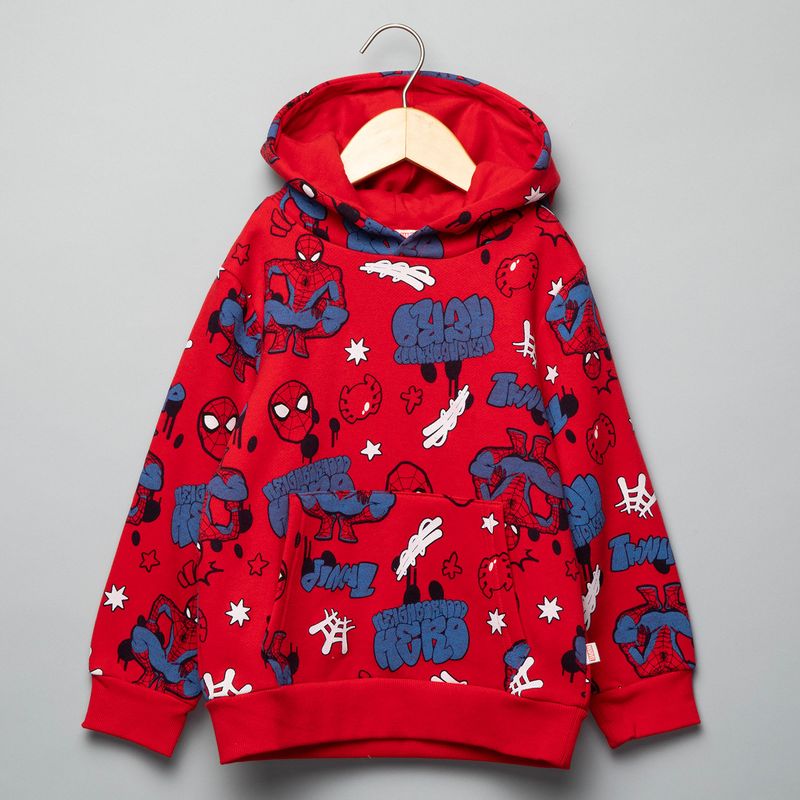 DISNEY - Saco Niño  con Estampado Con capucha Spiderman Algodón Spider-man