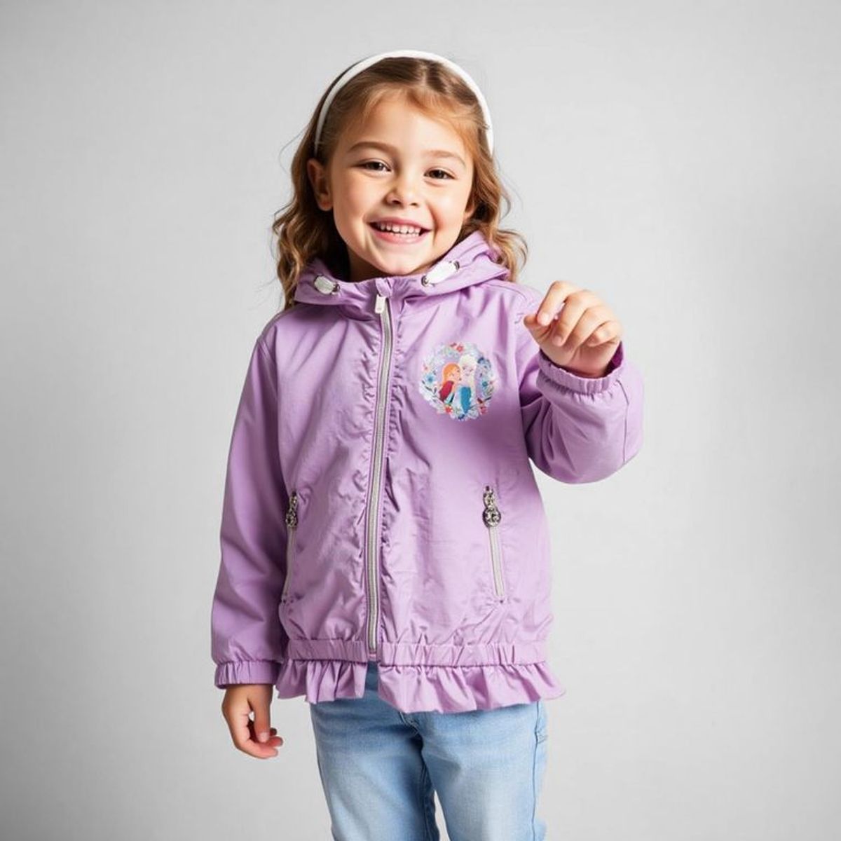 FROZEN - Chaqueta Con capucha para Niña con Estampado Frozen