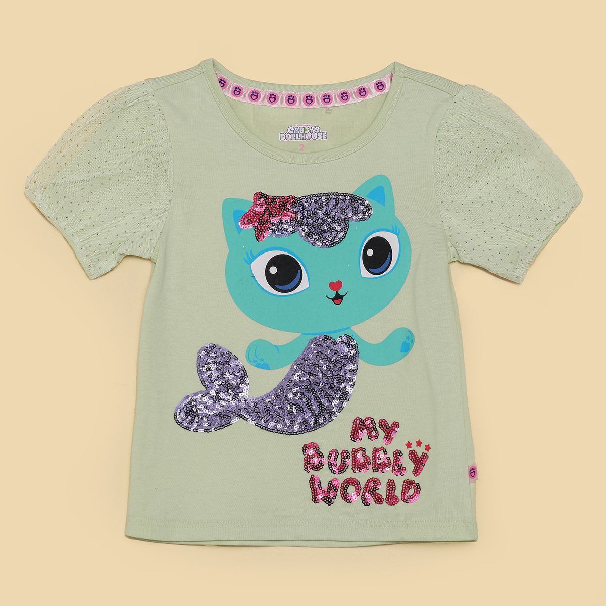 GABBYS DOLLHOUSE - Camiseta Niña Manga corta Algodón Gabby'S Doll House