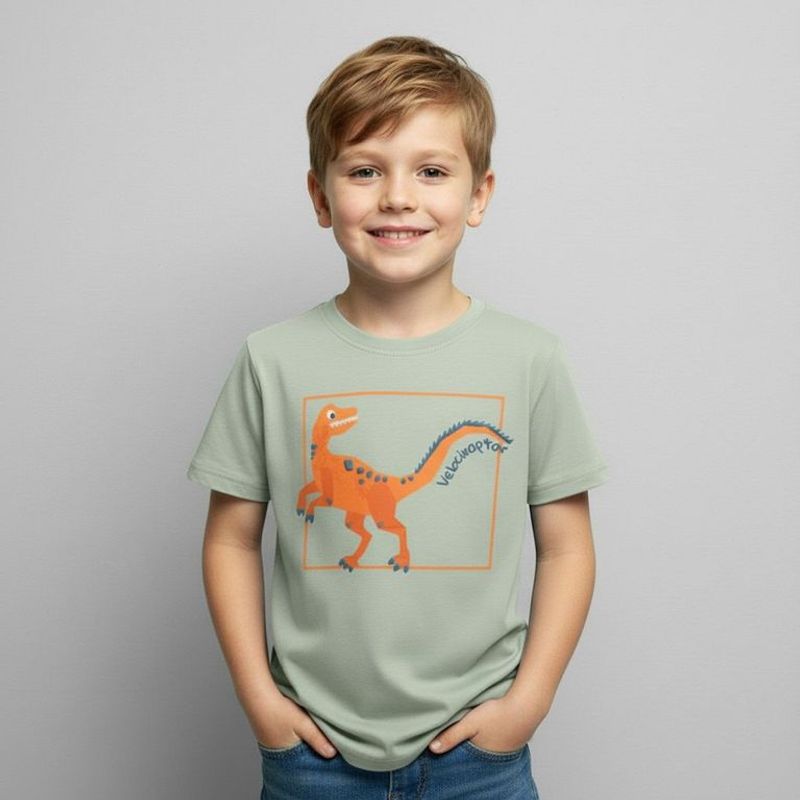 YAMP - Camiseta para Niño con Estampado Manga corta de Algodón Yamp