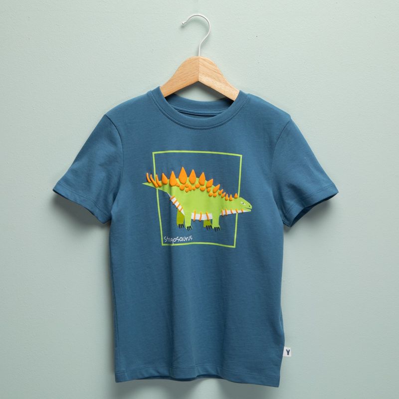 YAMP - Camiseta para Niño con Estampado Manga corta de Algodón Yamp