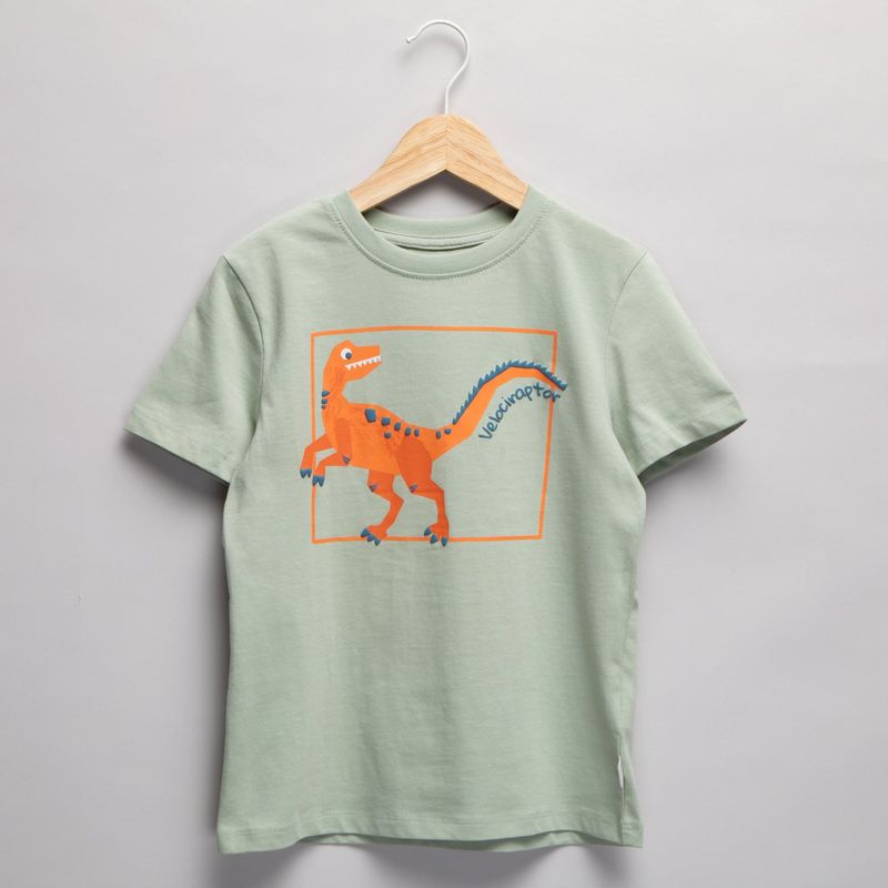 YAMP - Camiseta para Niño con Estampado Manga corta de Algodón Yamp