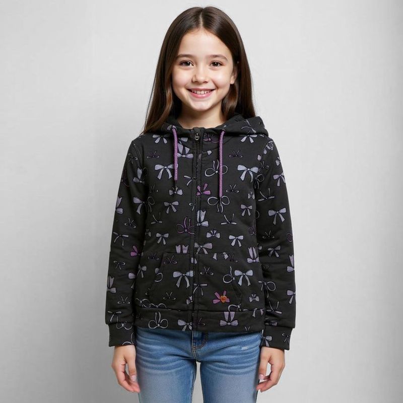YAMP - Saco Niña con Estampado Con capucha Yamp