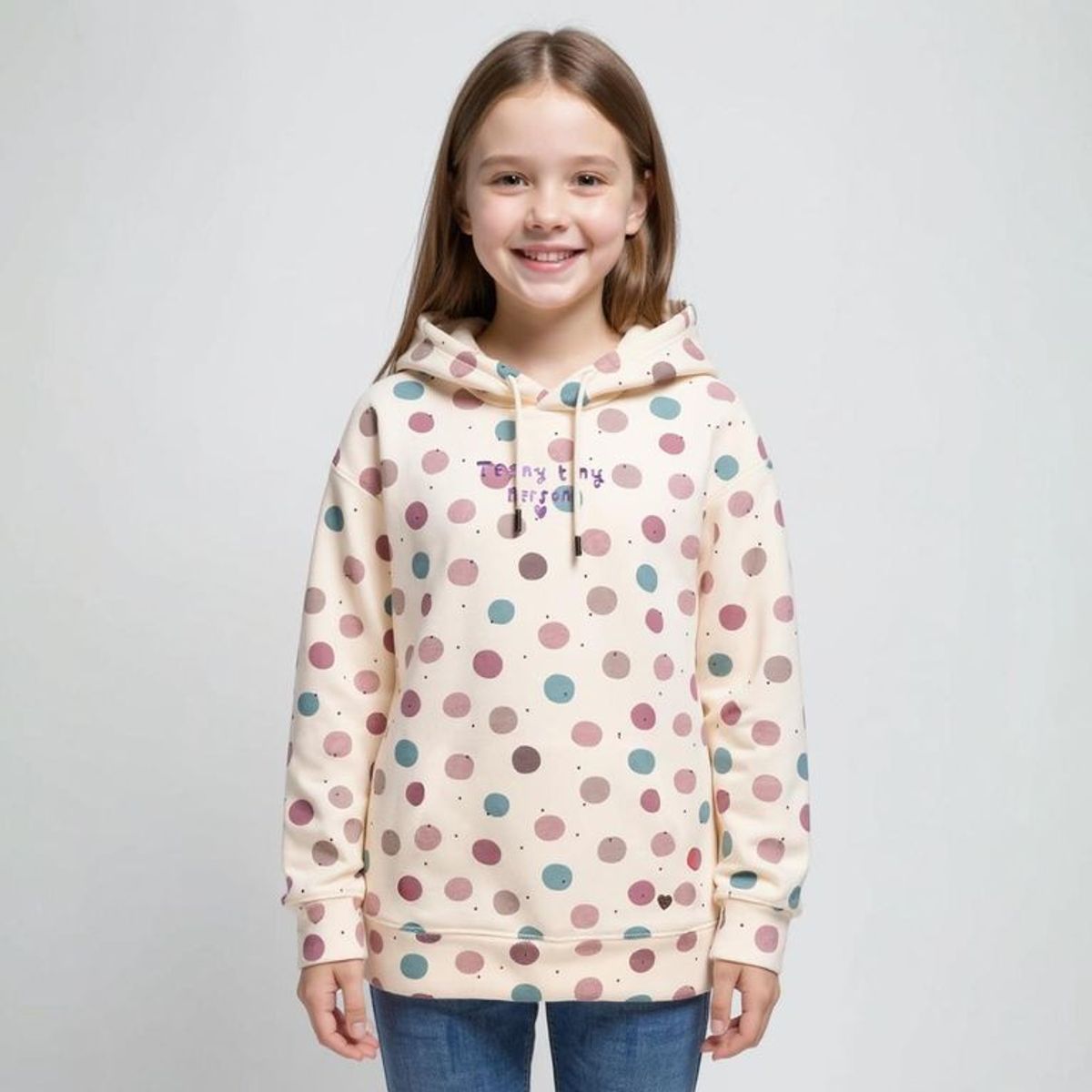 YAMP - Saco Niña con Estampado Con capucha Yamp