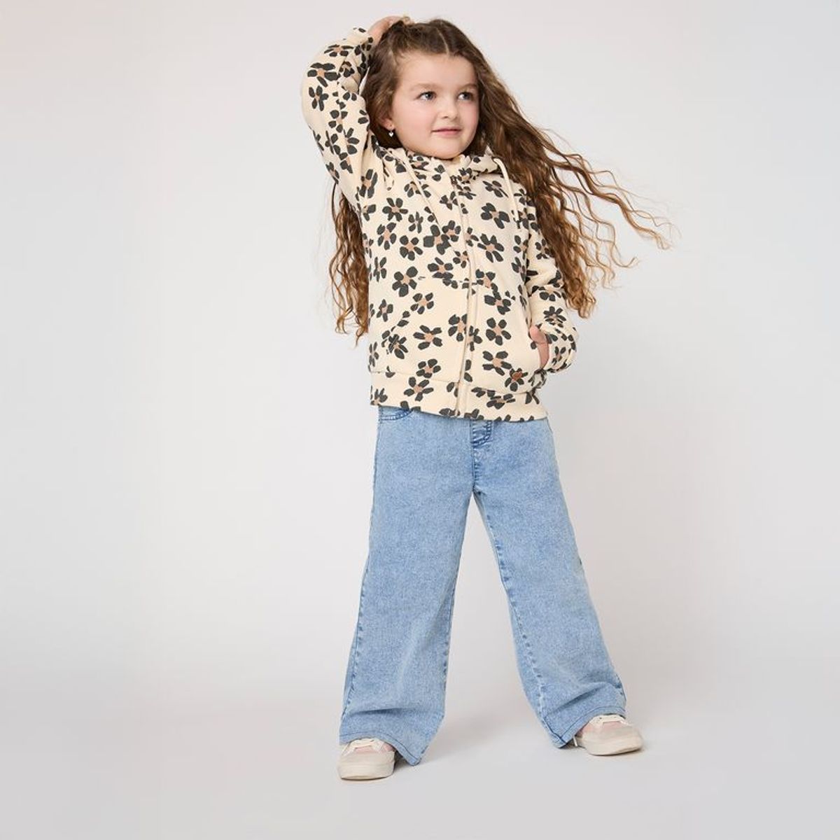 YAMP - Saco Niña con Estampado Con capucha Yamp