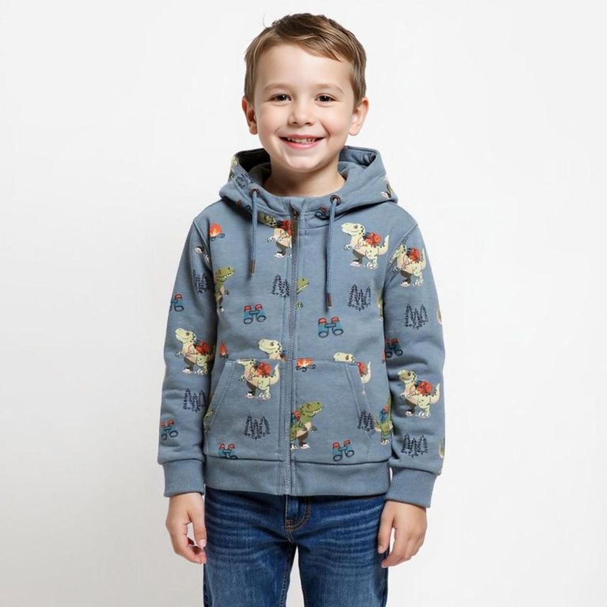 YAMP - Saco Niño con Estampado Con capucha Algodón Yamp