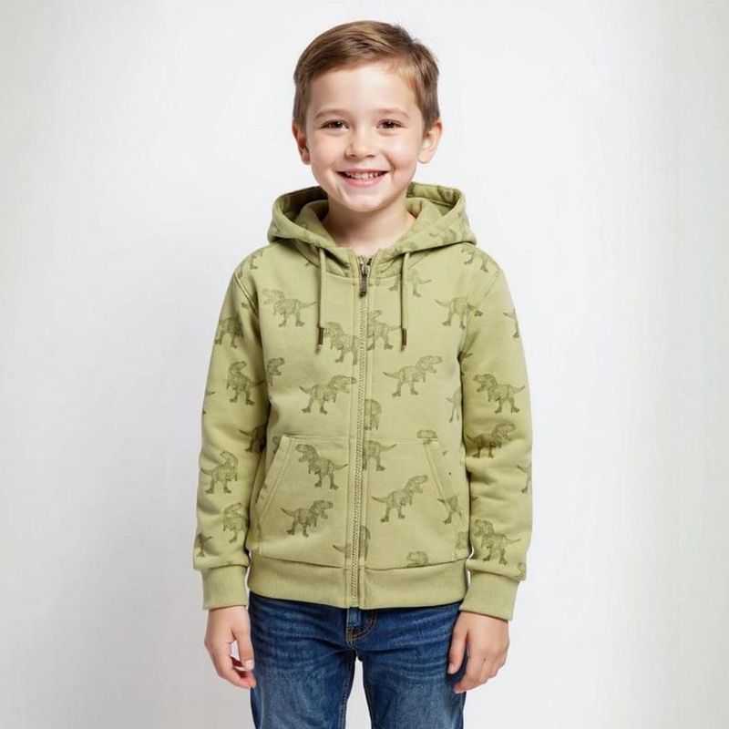 YAMP - Saco Niño con Estampado Con capucha Algodón Yamp