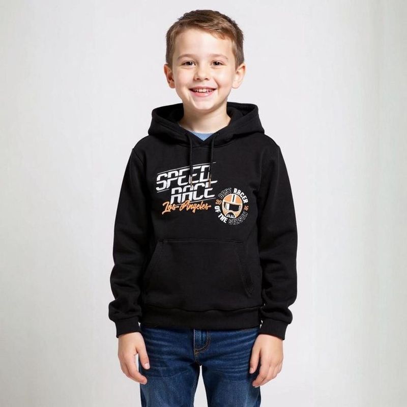 YAMP - Saco Niño con Estampado Con capucha Algodón Yamp