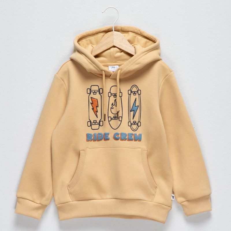 YAMP - Saco Niño con Estampado Con capucha Algodón Yamp