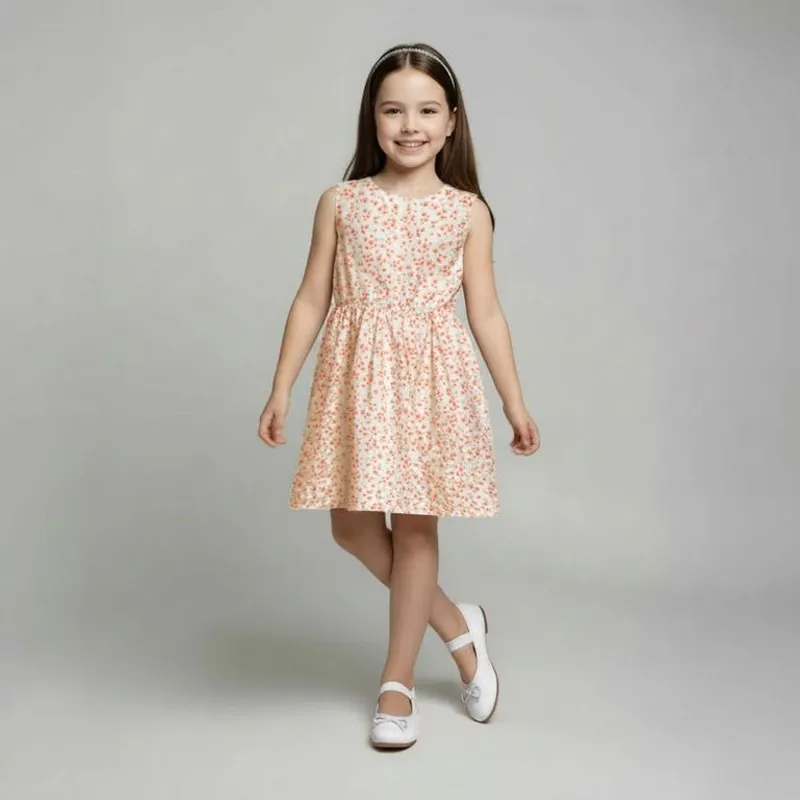 YAMP - Vestido Niña Algodón Yamp