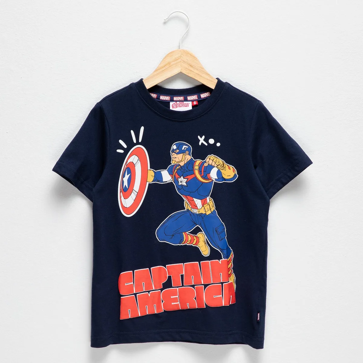 AVENGERS - Camiseta Niño con Estampado Avengers Manga corta Algodón Avengers