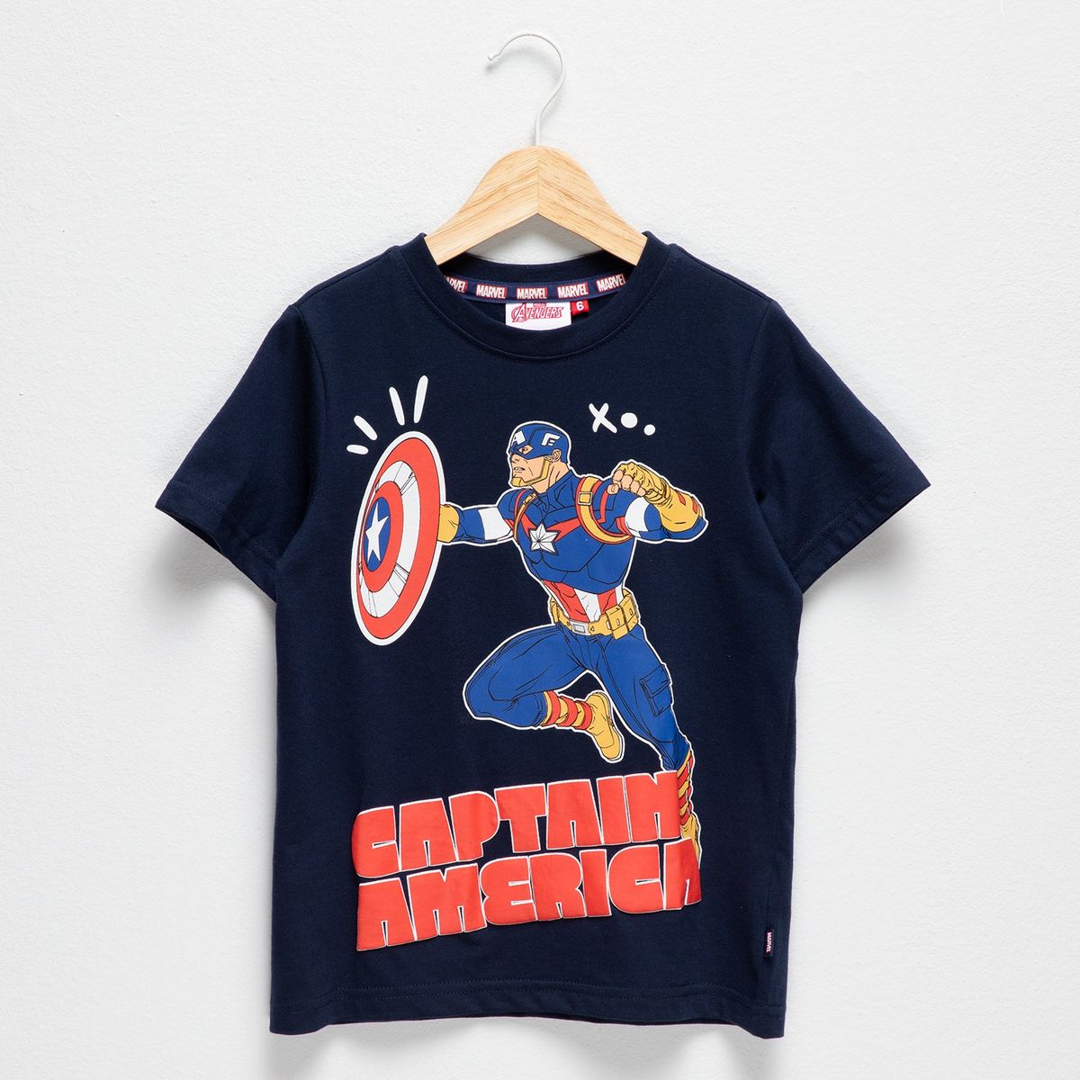 AVENGERS - Camiseta Niño con Estampado Avengers Manga corta Algodón Avengers