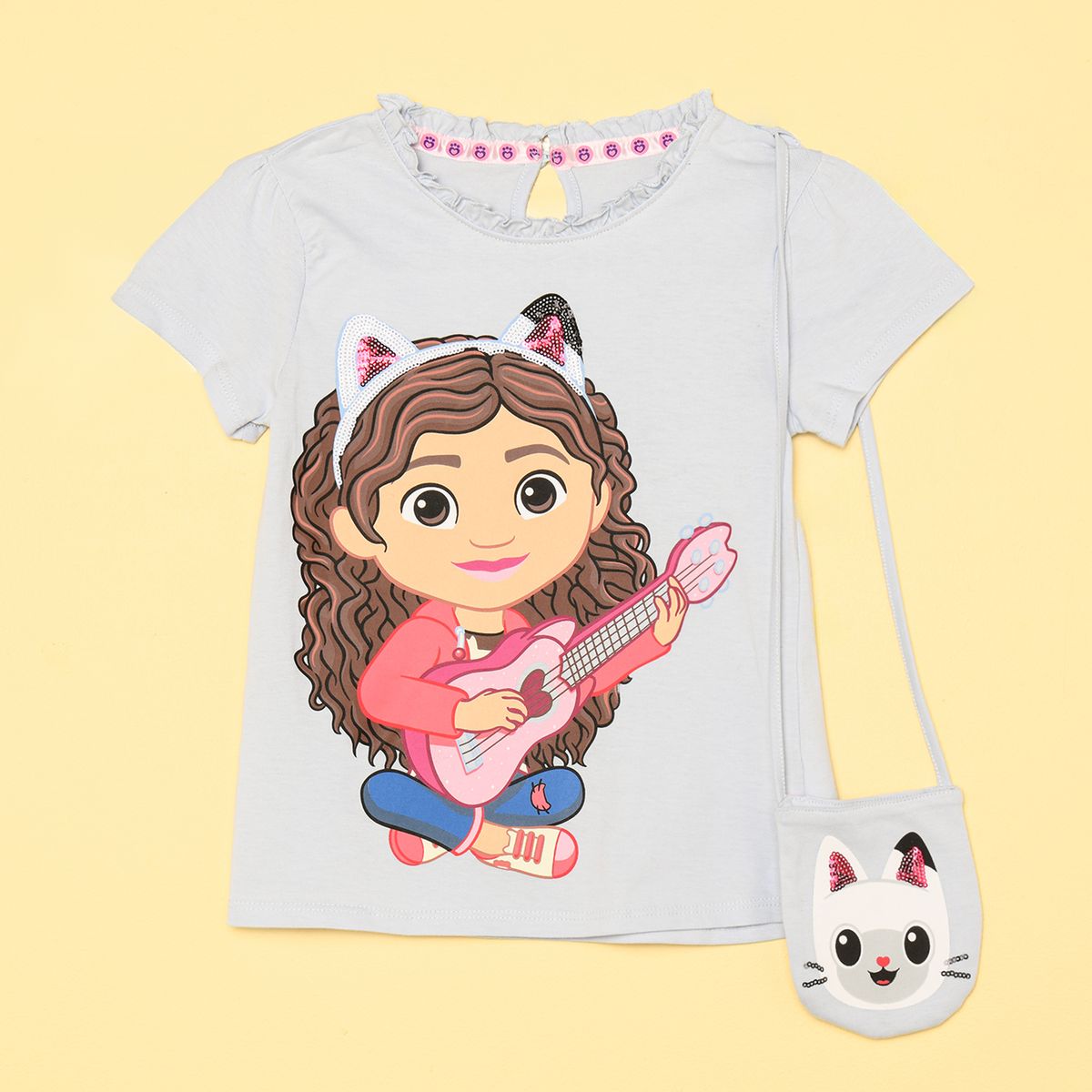 GABBYS DOLLHOUSE - Camiseta Niña Manga corta Algodón Gabby'S Doll House