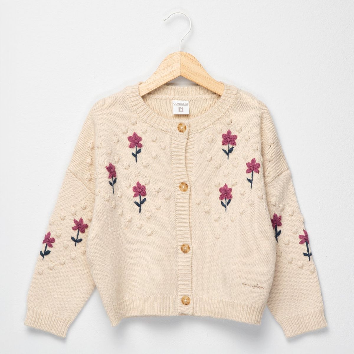 CONIGLIO - Saco Niña  Bordado Coniglio