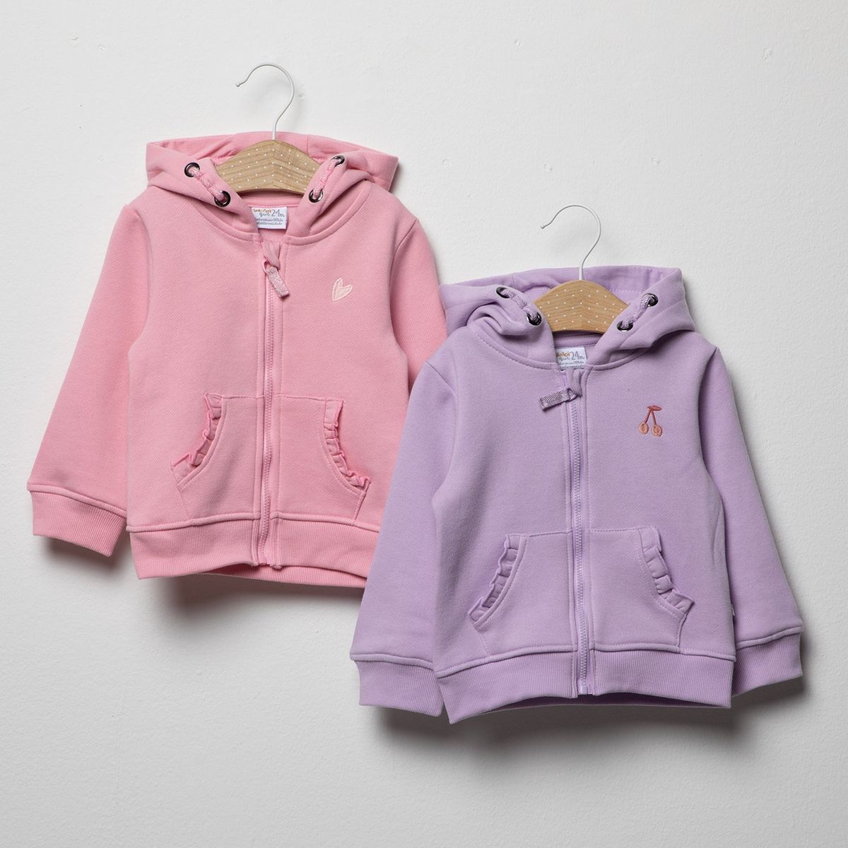 YAMP - Sacos Bebé niña Pack de 2 unidades Con capucha  Algodón Yamp