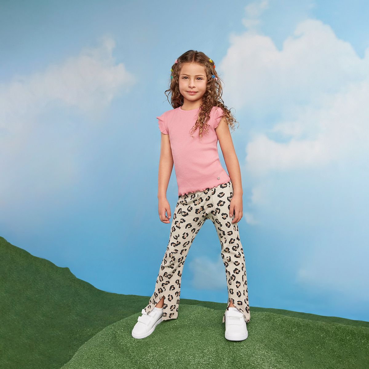 YAMP - Legging Niña  Cintura elásticada   Algodón Yamp