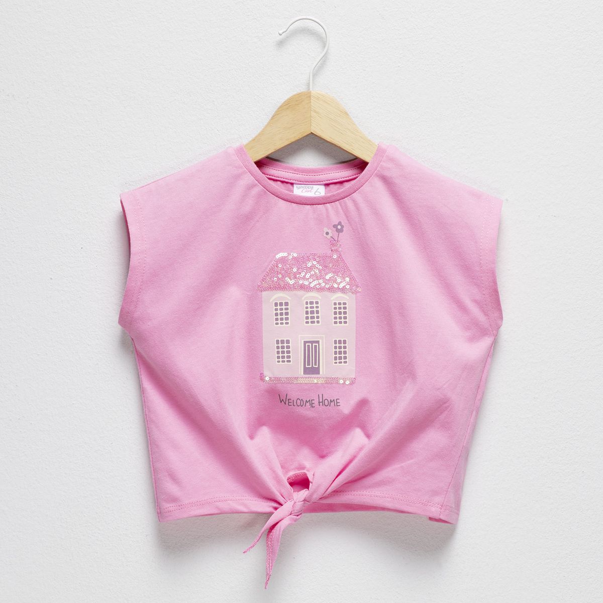 YAMP - Camiseta para Niña con Estampado de Algodón Yamp