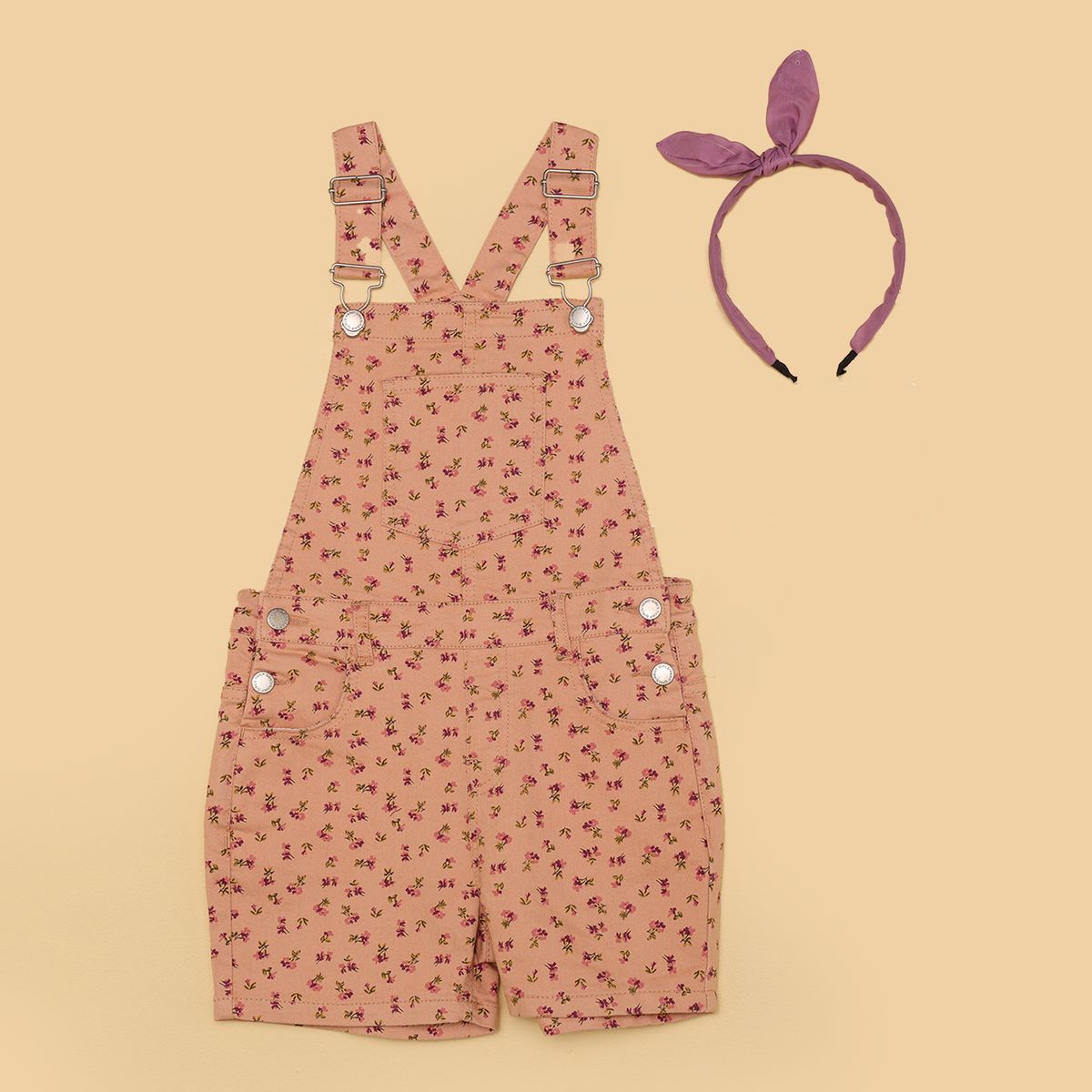 YAMP - Jardinera Niña Con accesorio  Algodón Yamp