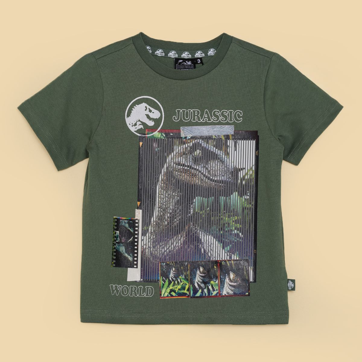 JURASSIC WORLD - Camiseta Niño Manga corta Algodón Jurassic World