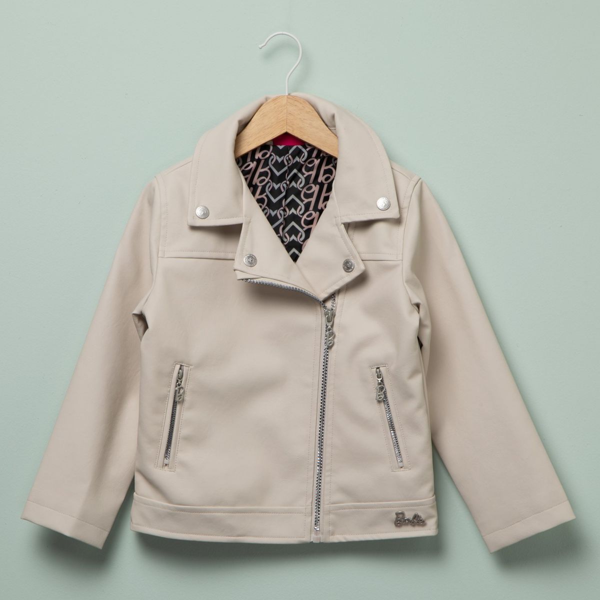 BARBIE - Chaqueta Niña  Efecto cuero Barbie