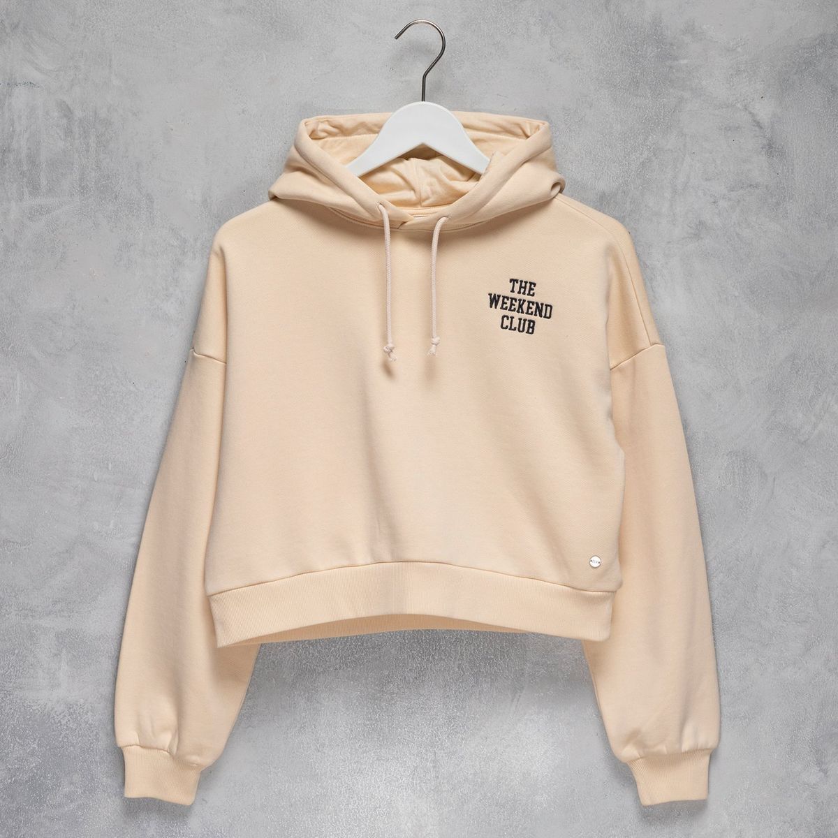 ELV - Saco Con capucha para Niña con Estampado de Algodón Elv