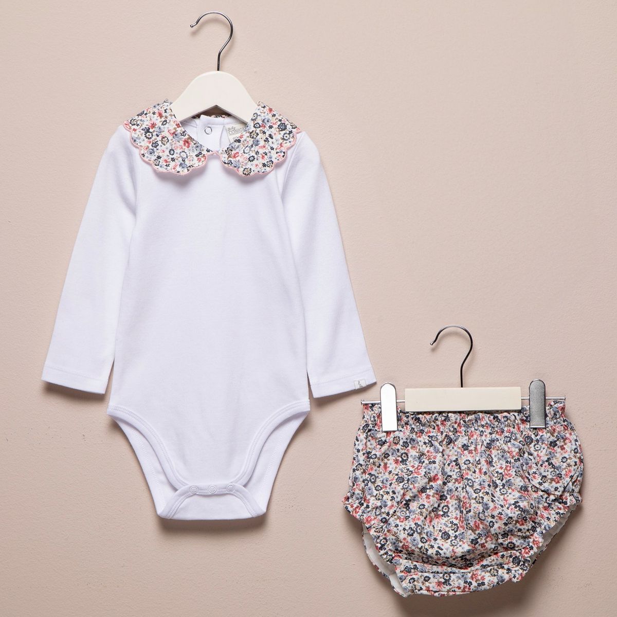 CONIGLIO - Sets Body manga larga + Short para Bebé niña en Algodón Coniglio