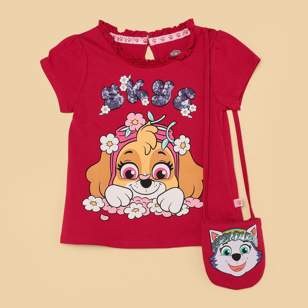 PAW PATROL - Camiseta Niña Manga corta Algodón Paw Patrol