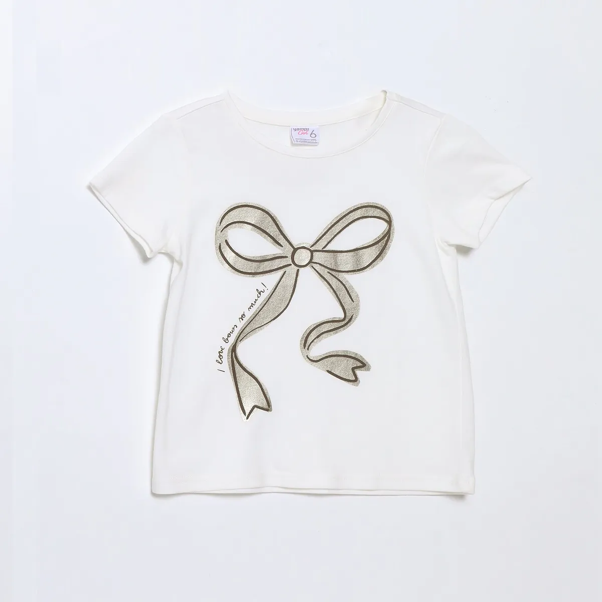 YAMP - Camiseta Niña  con Estampado Manga corta Algodón Yamp