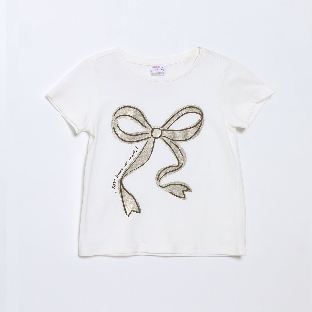 YAMP - Camiseta Niña  con Estampado Manga corta Algodón Yamp