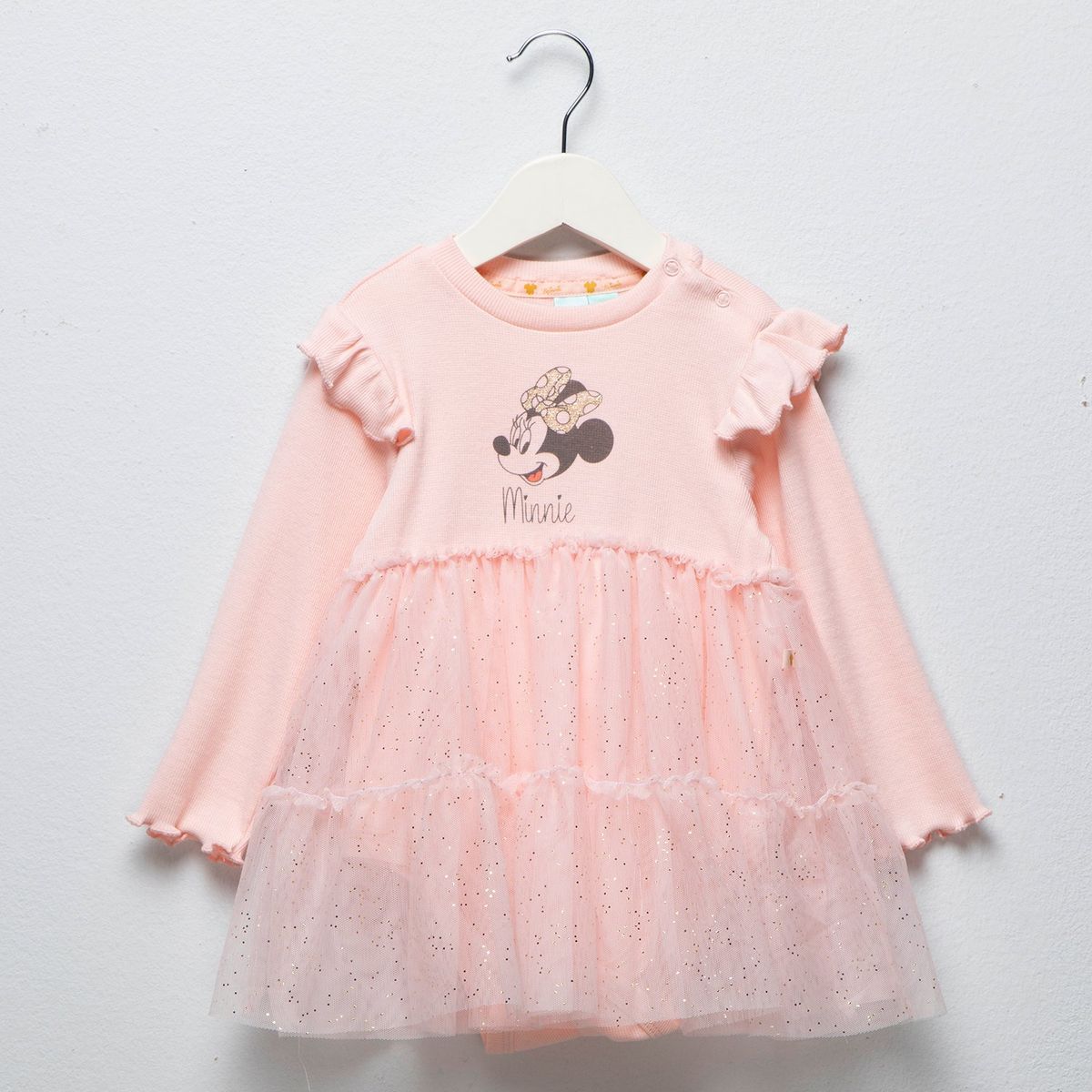 MINNIE - Vestido Bebé niña  Minnie Manga larga Algodón Minnie