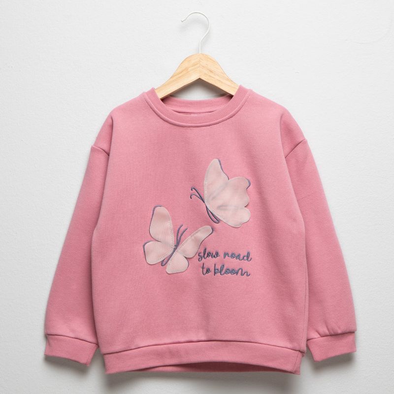 YAMP - Saco Niña  Con aplique Algodón Yamp