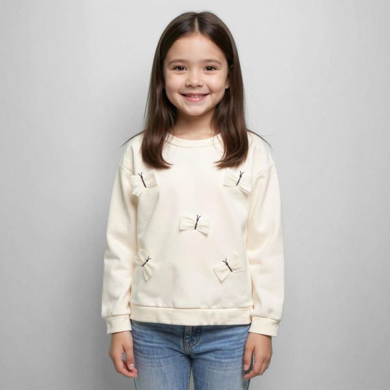 YAMP - Saco Niña  Con aplique Algodón Yamp