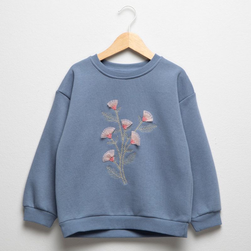YAMP - Saco Niña  Con aplique Algodón Yamp