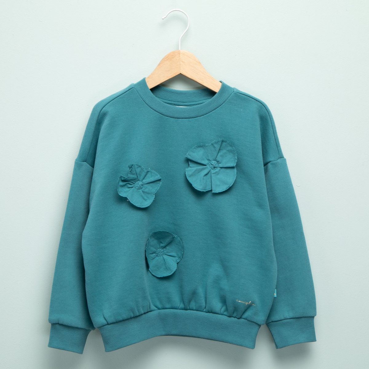 CONIGLIO - Saco para Niña Con aplique de Algodón Coniglio