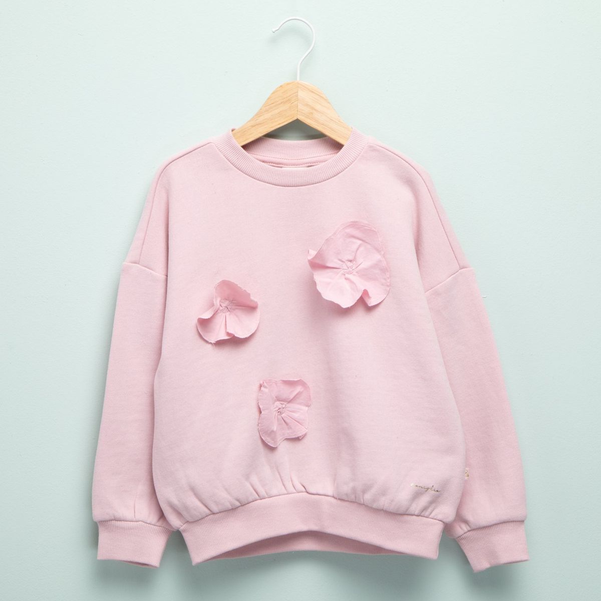 CONIGLIO - Saco para Niña Con aplique de Algodón Coniglio