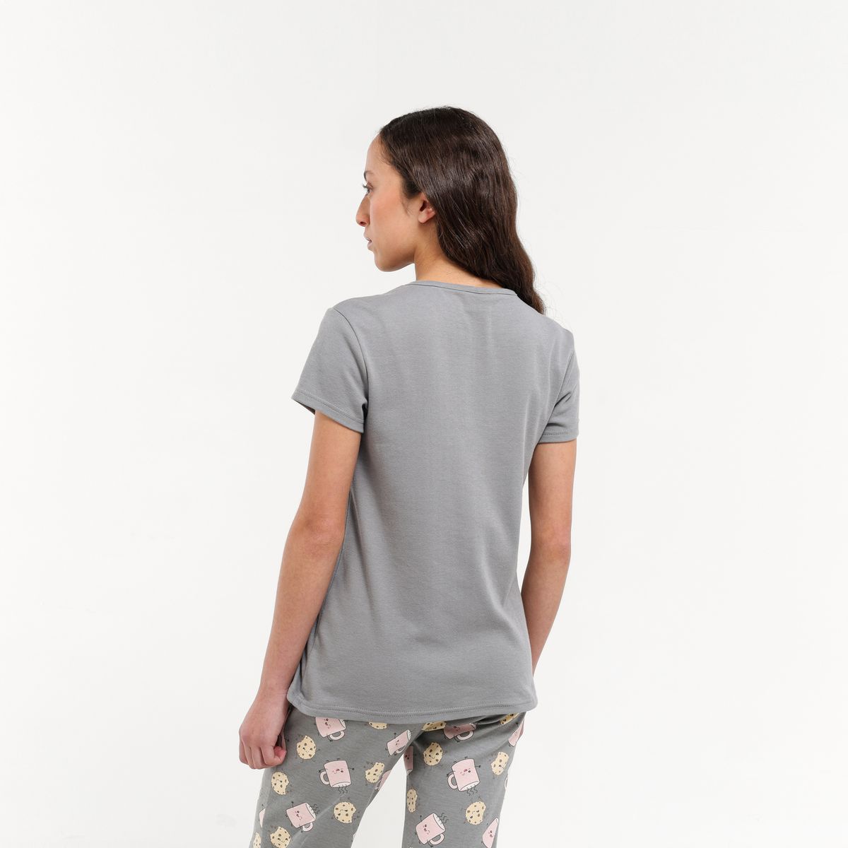 ELV - Pijama Cintura elásticada para Niña 2 piezas Manga corta de Algodón ELV