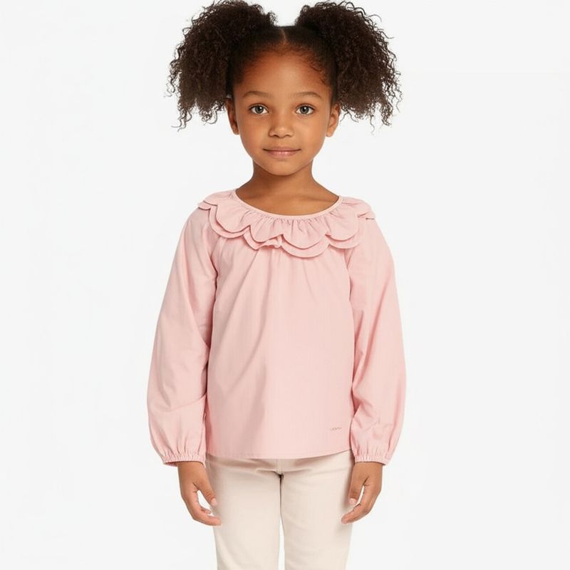 CONIGLIO - Blusa Niña  Boleros  Manga larga Algodón Coniglio