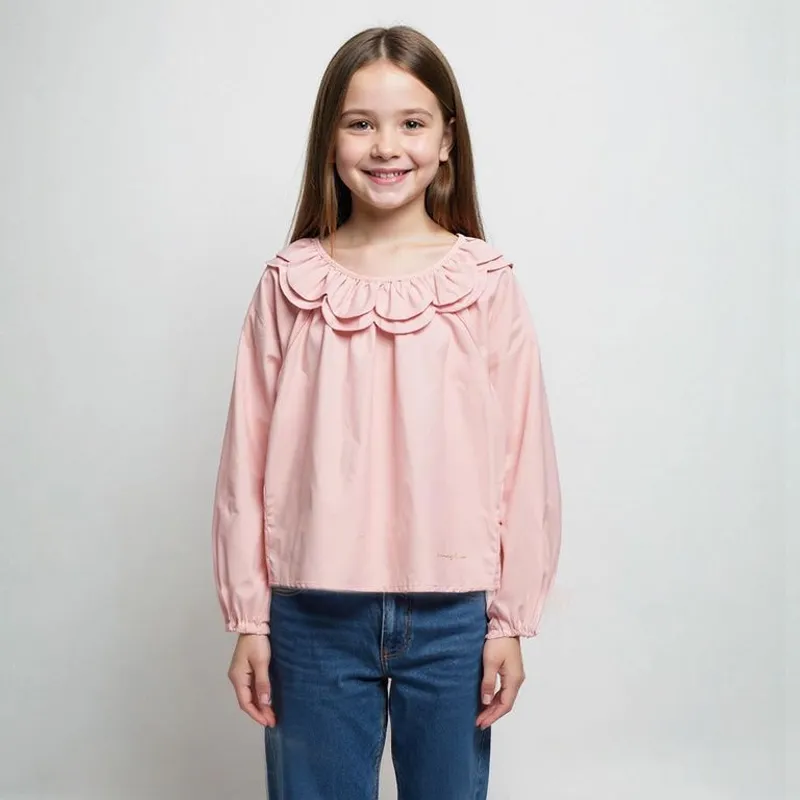 CONIGLIO - Blusa Niña  Boleros  Manga larga Algodón Coniglio