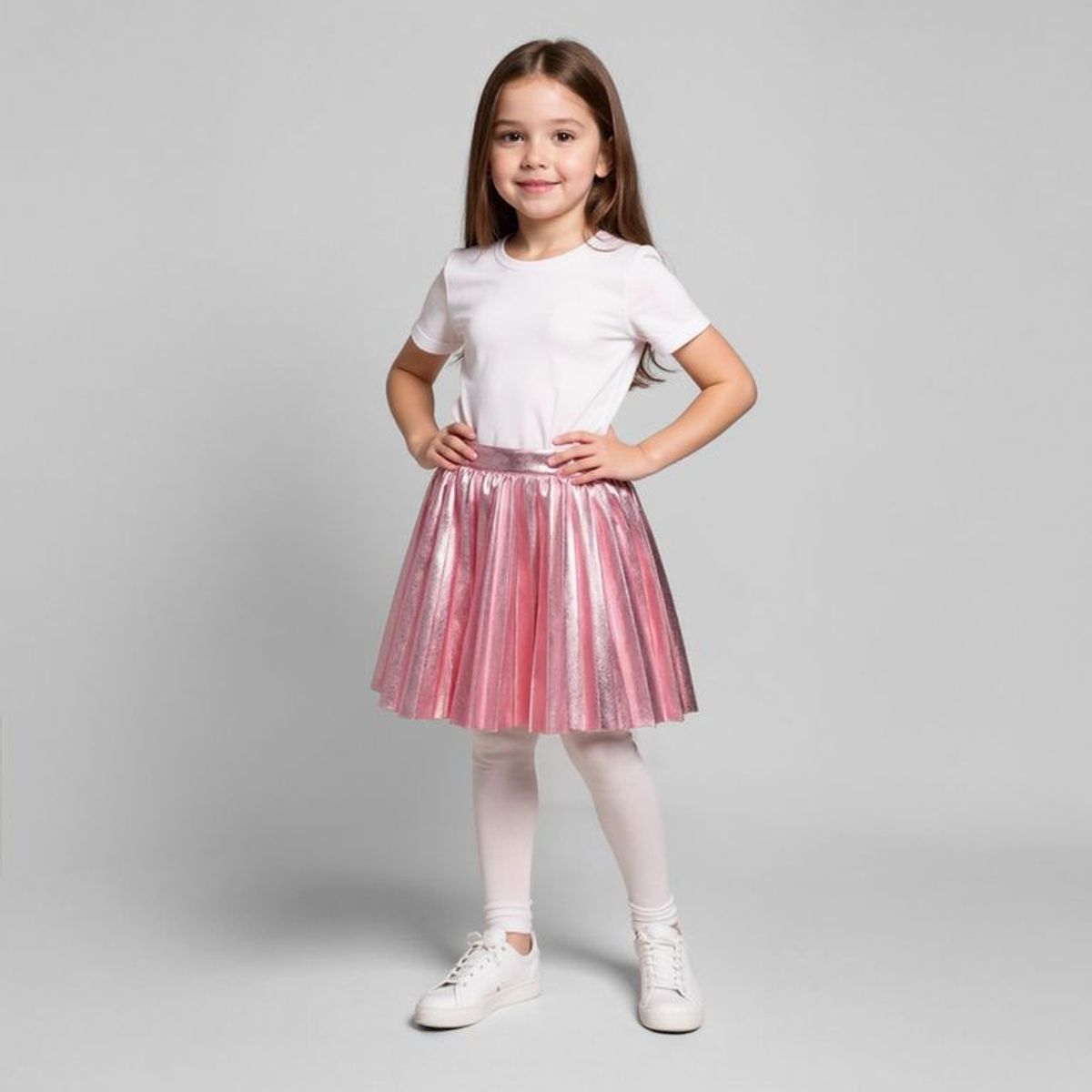 YAMP - Falda Niña  Acanalada Yamp