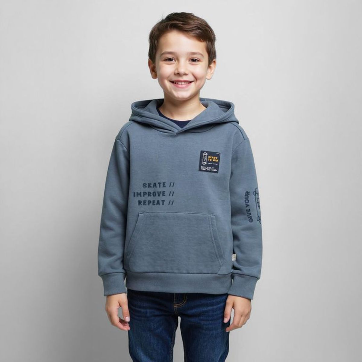 YAMP - Saco Niño Con capucha  Algodón Yamp