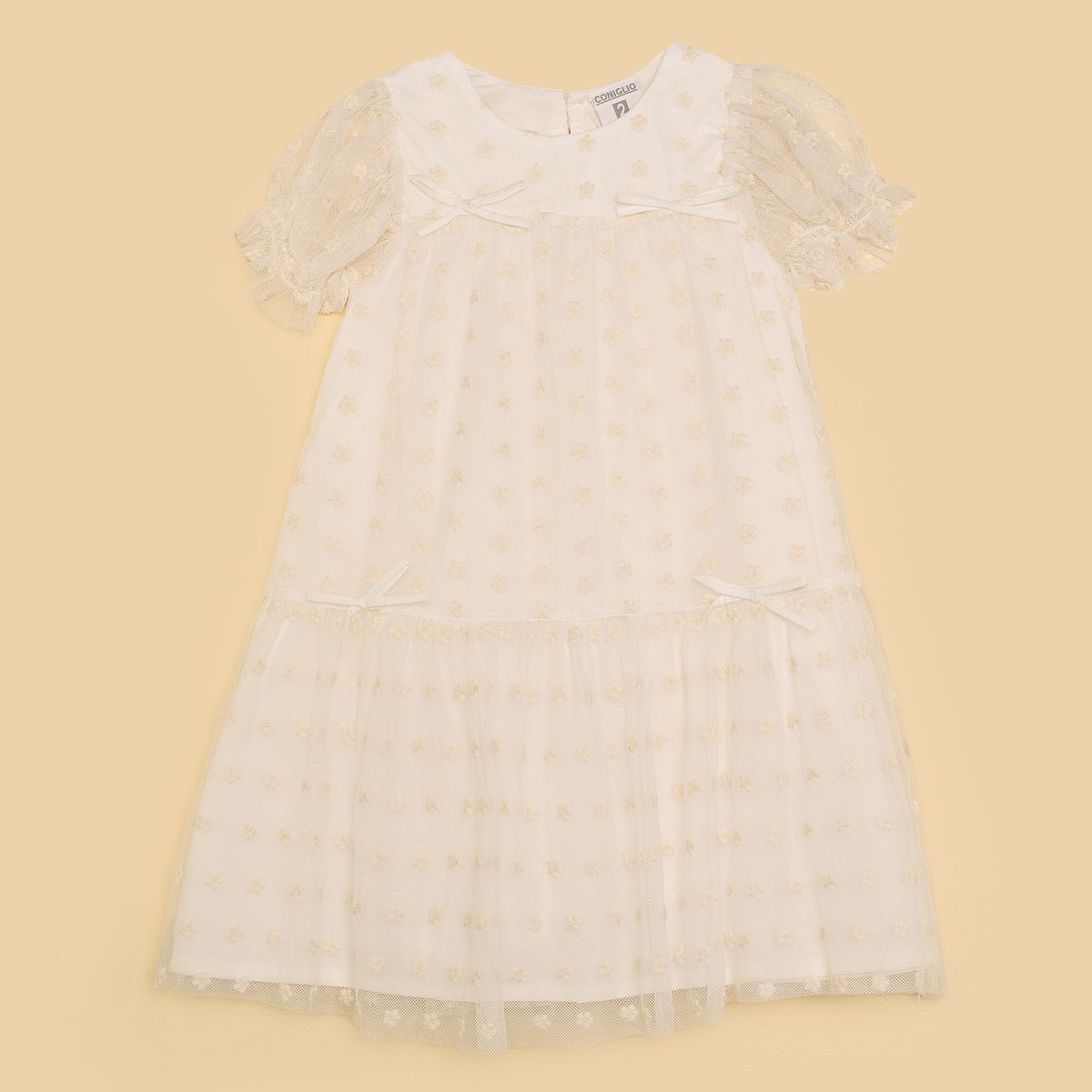 CONIGLIO - Vestido Niña Manga corta Coniglio