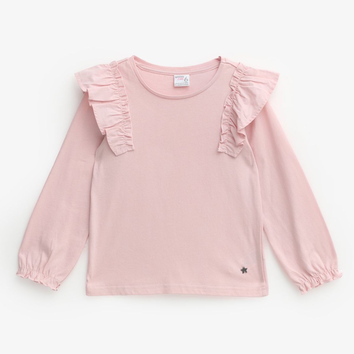 YAMP - Camiseta Niña Manga larga Algodón Yamp