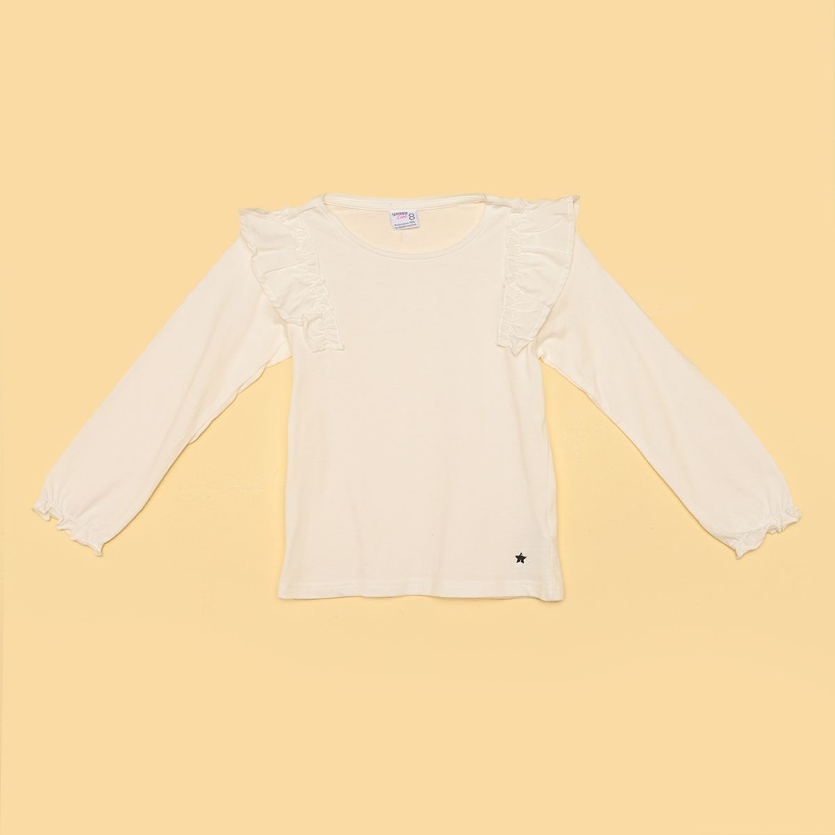 YAMP - Camiseta Niña Manga larga Algodón Yamp