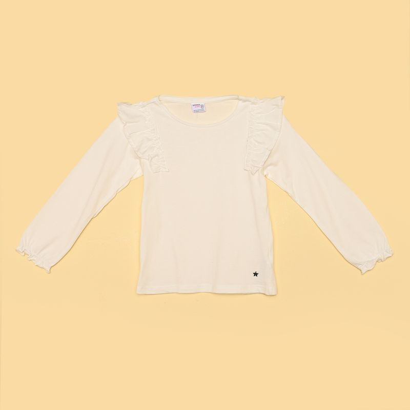 YAMP - Camiseta Niña Manga larga Algodón Yamp