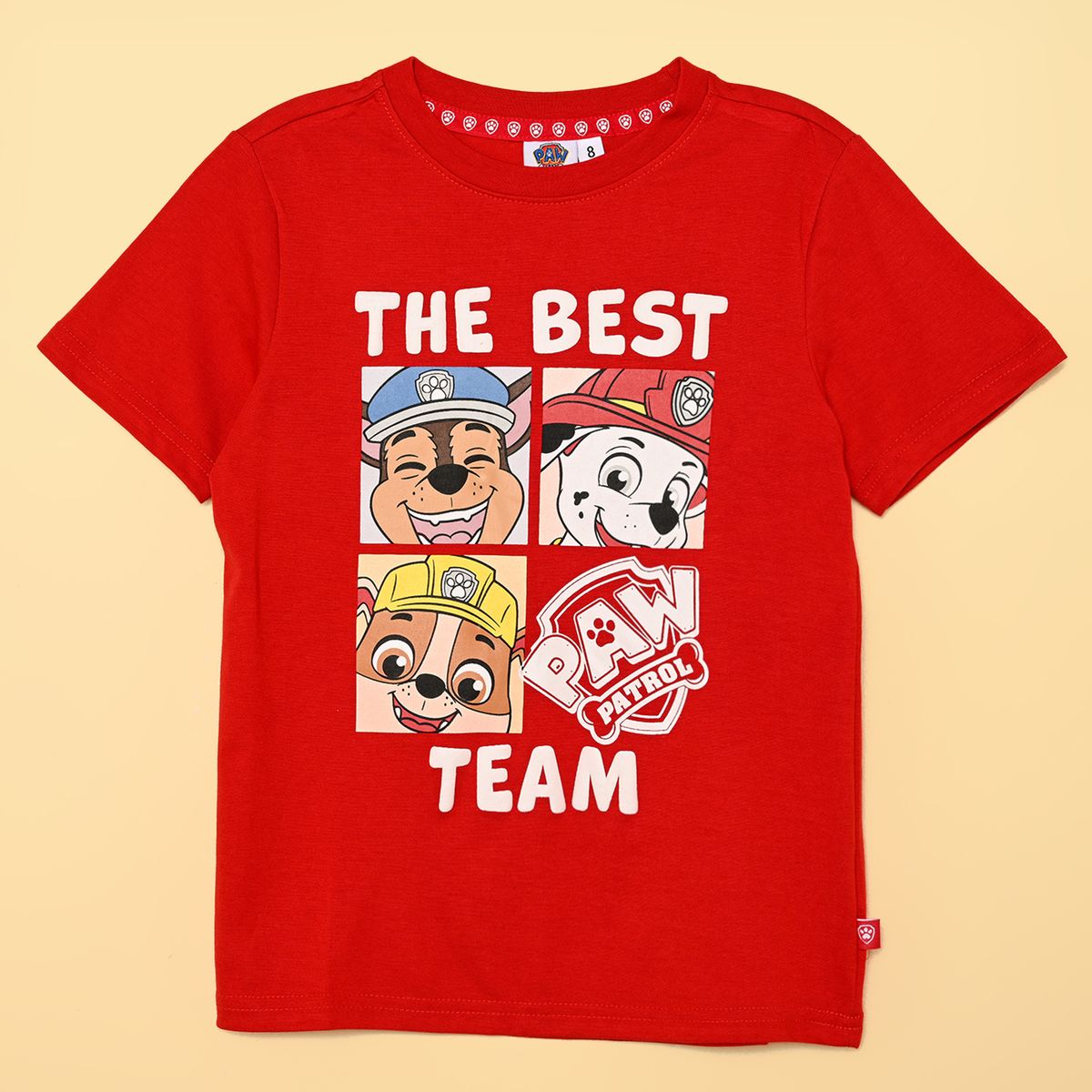 PAW PATROL - Camiseta Niño con Estampado Paw Patrol Manga corta Algodón Paw Patrol