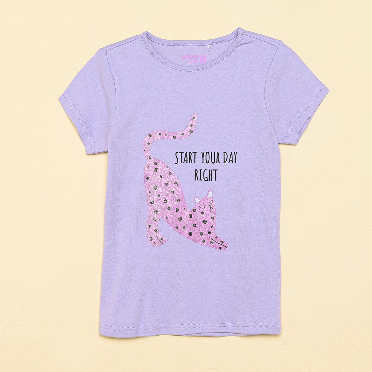 YAMP - Pijama Cintura elásticada para Niña 2 piezas de Algodón Yamp