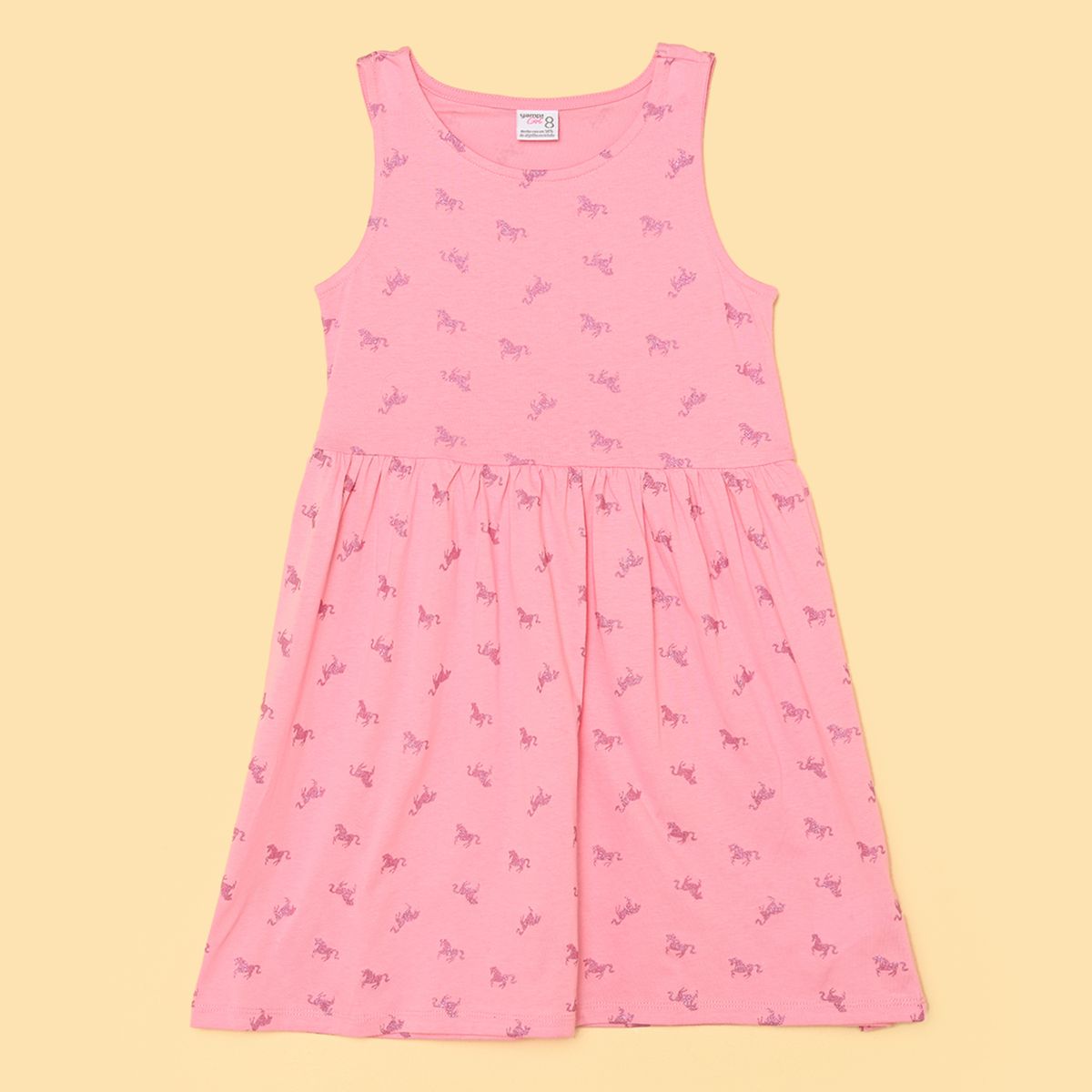 YAMP - Vestido para Niña de Algodón Yamp