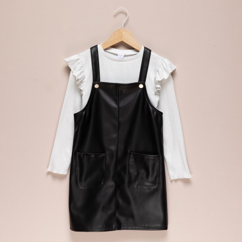 YAMP - Set Blusa manga larga + Vestido para Niña Yamp