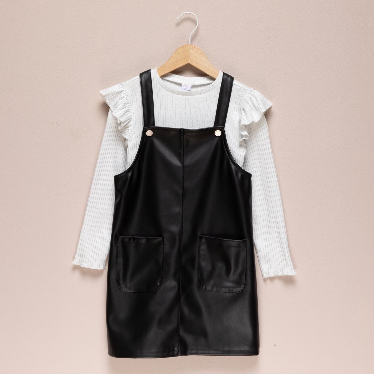 YAMP - Set Blusa manga larga + Vestido para Niña Yamp